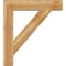 Ekena Millwork Traditional Block Rough Sawn Bracket w/ Offset Brace, Western Red Cedar, 8"W x 36"D x 40"H BKT0806X36X40TRA05RWR - alternate 3